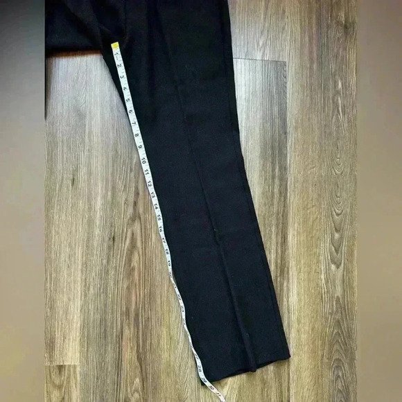 Giambattista Valli Womens Wool Silk Mid Rise Straight Leg Pants Trouser Black 30 - Picture 7 of 11